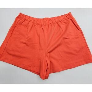Patagonia Women's XL Regenerative Organic Cotton Essential Shorts Pimento Red